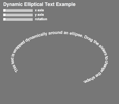ellipticaltext